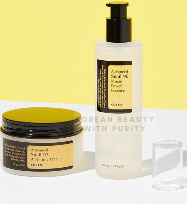 Reveal healthy, glowing skin with the bestselling COSRX Advanced Snail 96 Mucin Power Essence. Formulated with 96% Snail Secretion Filtrate, this lightweight essence deeply hydrates, repairs damaged skin barrier, fades acne marks, and improves skin texture for smooth, radiant skin. Perfect for dry, dehydrated, sensitive, and acne-prone skin. Its fast-absorbing, non-sticky formula keeps skin plump, soft, and refreshed all day. Key Benefits Deep hydration & moisture lock Repairs damaged skin barrier Helps fade acne scars & dark spots Improves skin texture & glow Soothes irritated and sensitive skin Lightweight & non-sticky finish